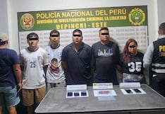 Trujillo: Atrapan a cinco acusados de exigir cupo de S/ 30 mil