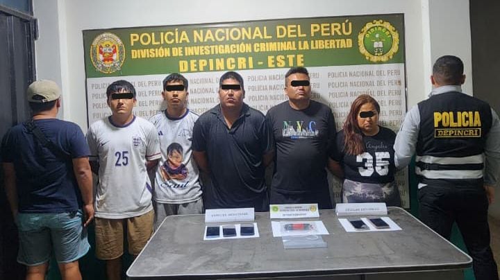 La Policía informó que integrarían la banda delictiva “La Hermandad Norteña”. Cayeron en el distrito de El Porvenir.
