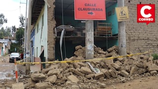 Huancayo: Tres adultos mayores se salvan tras colapso de pared