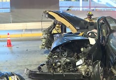 San Isidro: Hombre se salva de morir tras aparatoso accidente en la Vía Expresa