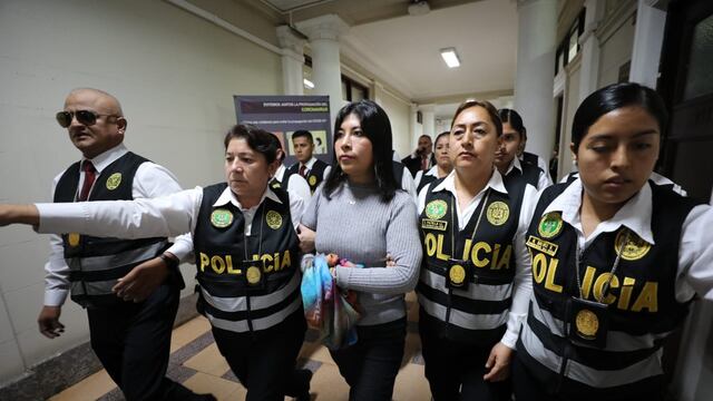 INPE: Betssy Chávez cumplirá prisión preventiva en el penal de Chorrillos