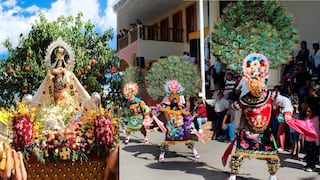 Danza Los Diablicos en festividad Virgen del Carmen y Santísima Cruz