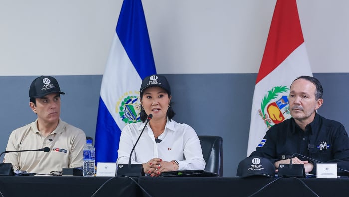 Desde El Salvador, Keiko Fujimori anuncia medidas contra las organizaciones criminales en el Perú