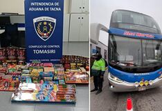 Tacna: Hallan cargamento de pirotécnicos en ómnibus procedente de Puno