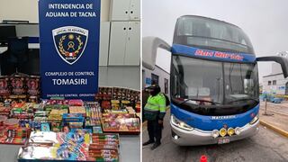 Tacna: Hallan cargamento de pirotécnicos en ómnibus procedente de Puno
