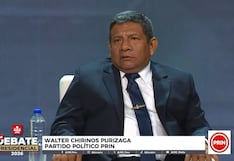 Walter Chirinos pide aplicar cadena perpetua por violencia sexual en debate
