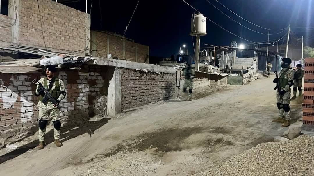 Recorren la zona cononida como Cruz Blanca que por mucho tiempo fue un lugar dominado por la organización criminal “Los Pulpos”.