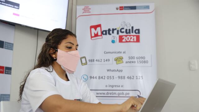 Minedu: más de 12 mil solicitudes virtuales fueron registradas a la fecha para matrículas en colegios de Lima