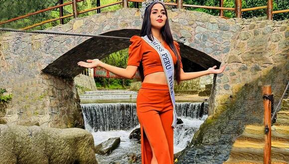 Gabriela Moncada visitó distrito de Pacaipampa y se prepara para el Miss Perú Mundo,