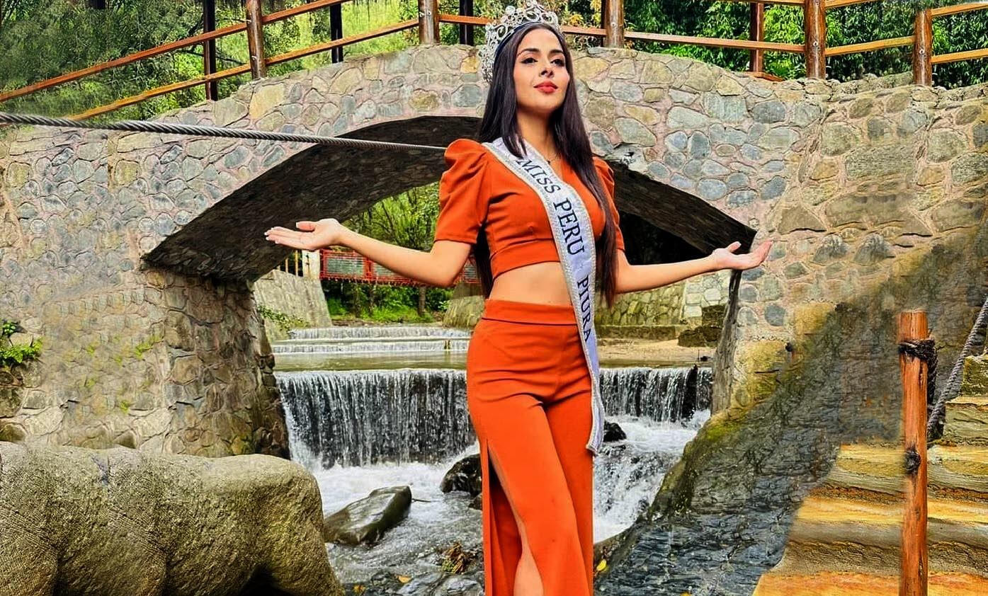 Gabriela Moncada visitó distrito de Pacaipampa y se prepara para el Miss Perú Mundo,