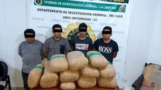 La Libertad: Policía incauta 25 kilos de droga en operativo