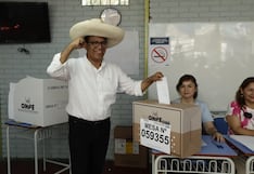 Candidato presidencial Roberto Sánchez votó en San Borja (FOTOS)