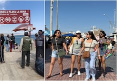 Hoteles al límite por turistas nacionales y extranjeros que visitan las Islas Ballestas en Paracas