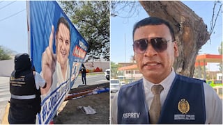 Ica: retiran toda propaganda política sin permiso en la Panamericana Sur