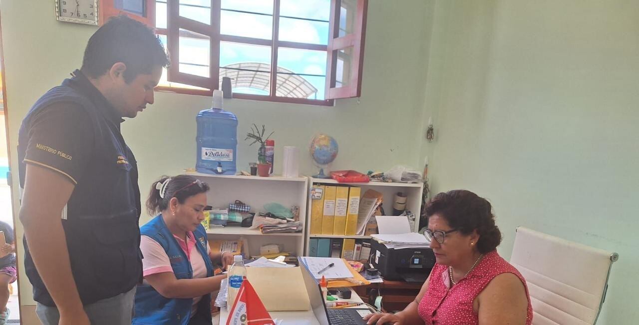 Personal de la Fiscalía de Prevención del Delito y Ugel, inspeccionaron condiciones de seguridad estructural de las instituciones educativas