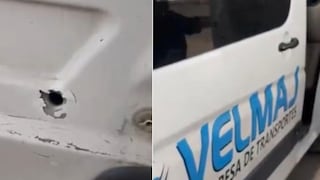 La Libertad: Miniván repleta de pasajeros es atacada a balazos