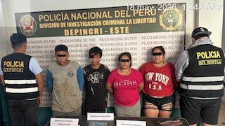 Trujillo: Desarticulan presunta banda delincuencial “La Nueva Sangre”