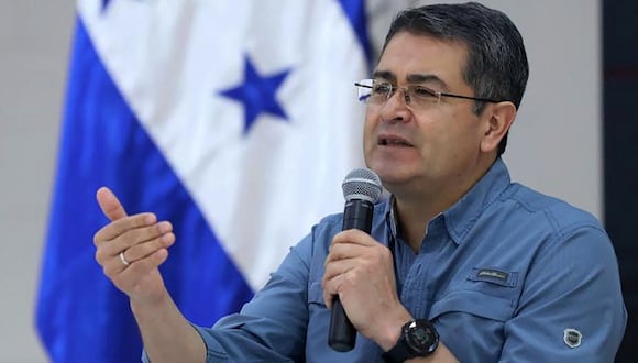 Ex presidente de Honduras, Juan Orlando Hernández, es declarado culpable por colaborar con narcos. (Foto de Presidencia de Honduras / AFP)