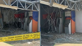 Explosión en cajeros de Lurín: delincuentes roban S/ 22 mil tras detonar explosivo