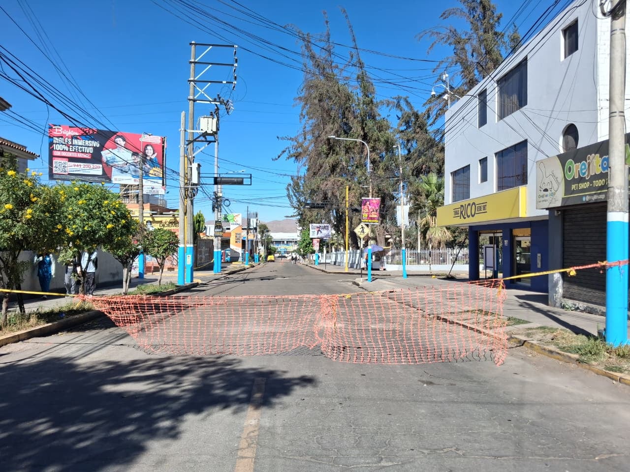 Trabajos de renovación en avenida Ricardo Palma, en Umacollo. (Foto: Flor Barrios/@photo.gec)