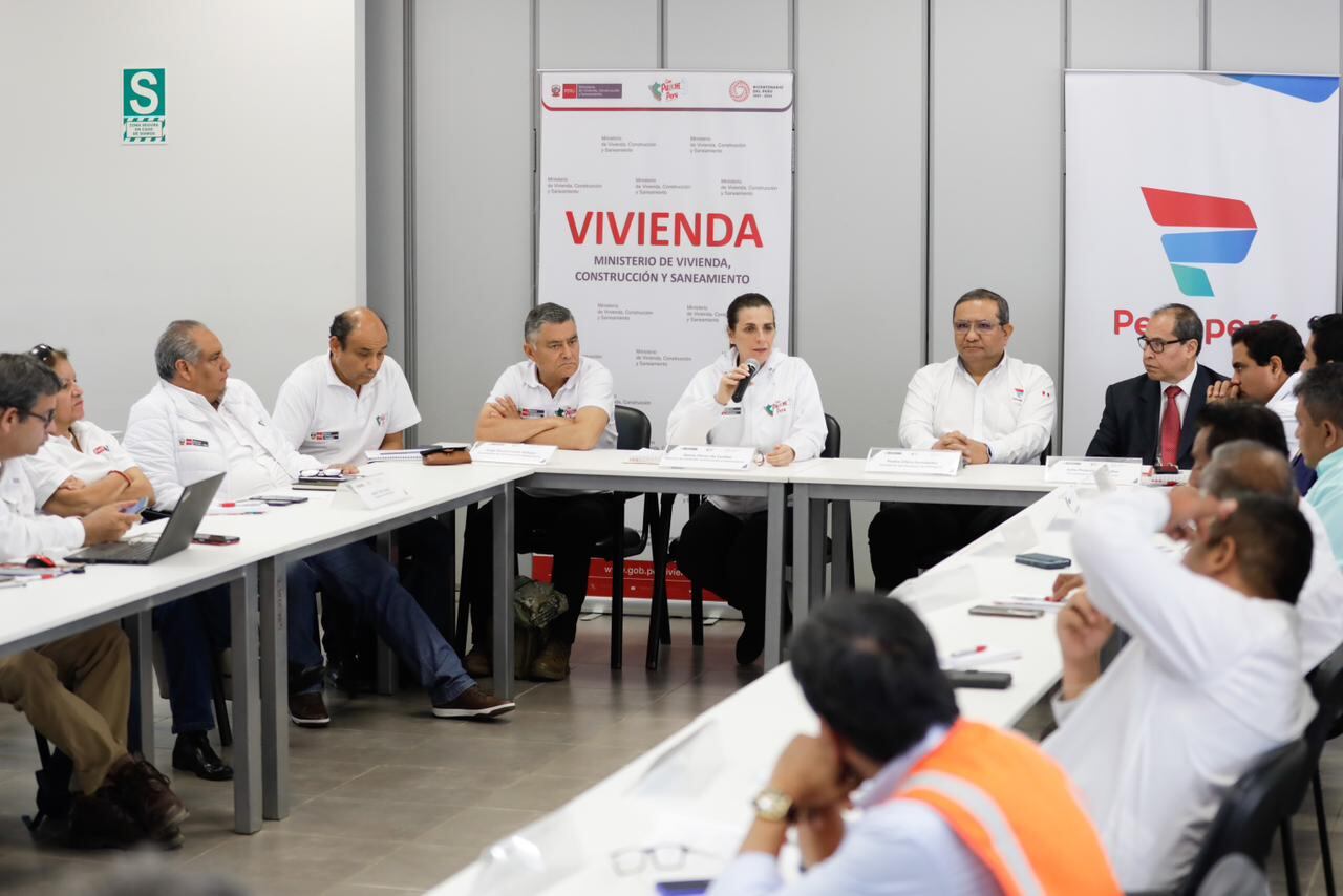 La titular del MVCS, Hania Pérez de Cuéllar, adelantó que se llegaron a tres acuerdos para viabilizar una solución en los distritos de Lobitos, La Brea, Pariñas, El Alto y Los Órganos