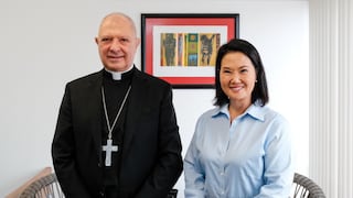 Keiko Fujimori coordina con el nuncio apostólico detalles de la visita de León XIV al Perú