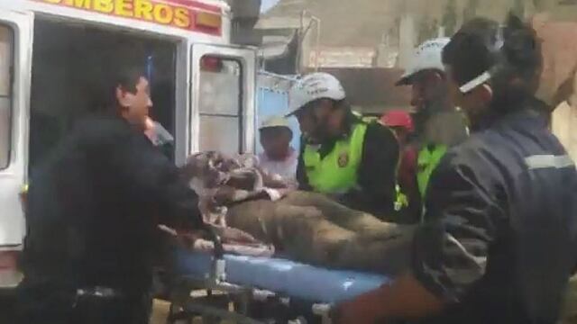 Un muerto y una mujer herida deja explosión en vivienda de Tarma (VIDEO)