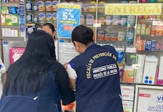 Piura: Autoridades verificaron venta ilegal de medicamento en farmacias