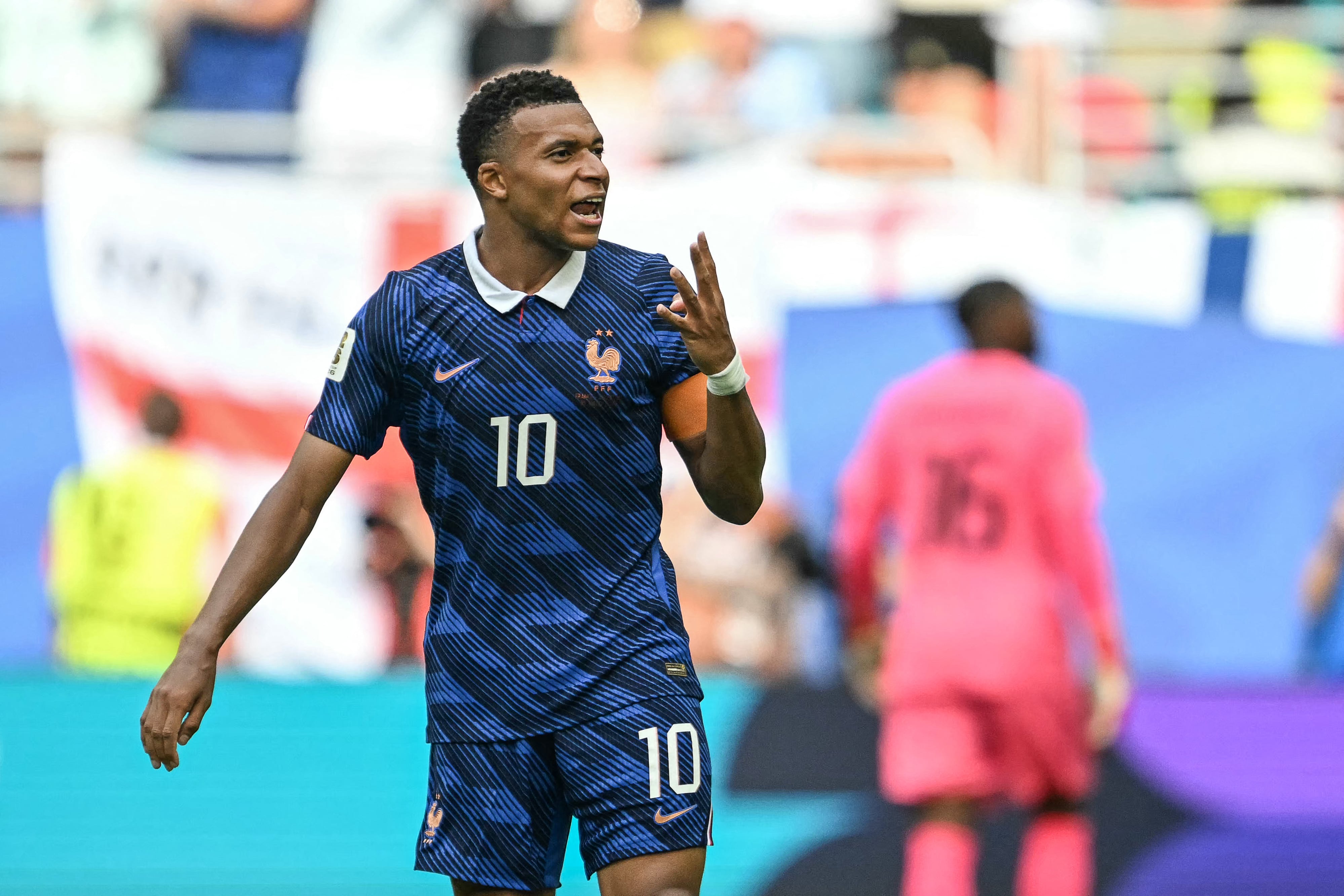 Kylian Mbappé anota para Francia. (Photo by CHANDAN KHANNA / AFP)