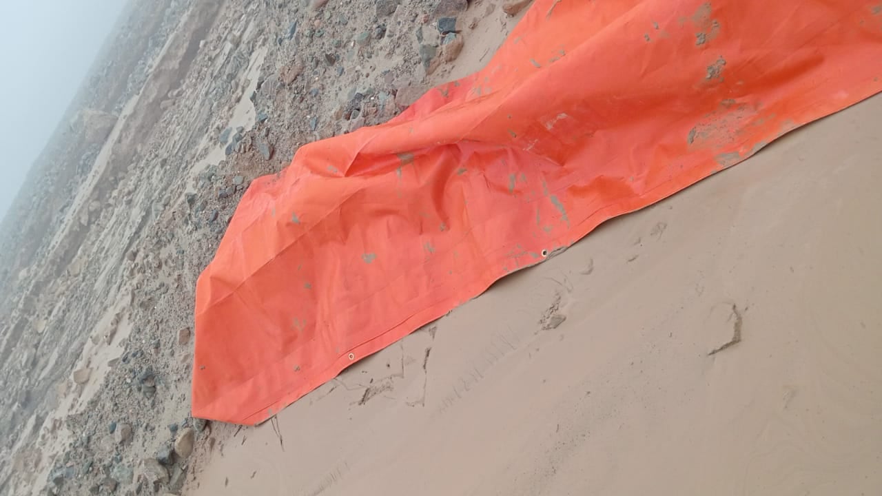 Encontraron el cuerpo de un varón, en medio del lodo en la provincia de Caravelí. (Foto: Difusión)