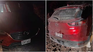 Nasca: delincuentes abandonan vehículo robado tras persecución policial y disparos