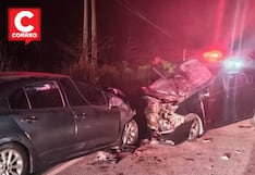 Choque frontal en Carretera Central deja al menos 10 heridos