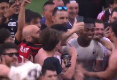 AC Milán ganó título de Serie A después de 11 años y los hinchas invadieron el campo (VIDEO)