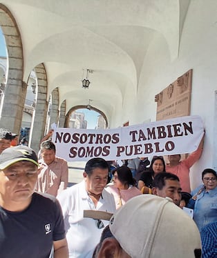 Transportistas protestaron en la Plaza de Armas de Arequipa. Foto: GEC.