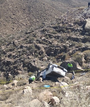 Vehículo con una pareja que viajaba de Puno a Tacna despistó en Candarave