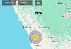 Sismo de 6.0 grados fue sentido con intensidad fuerte en Chincha, Pisco, Ica, Palpa y Nasca