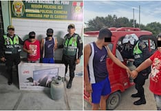 Chincha: cae banda de ‘robacasas’ cuando se llevaban hasta el balón de gas