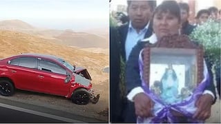 Bus interprovincial choca con auto en la vía Nasca–Puquio: una mujer falleció