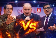 Debate 2026: José Williams, Rafael López Aliaga y Alex Gonzáles discuten medidas contra la delincuencia