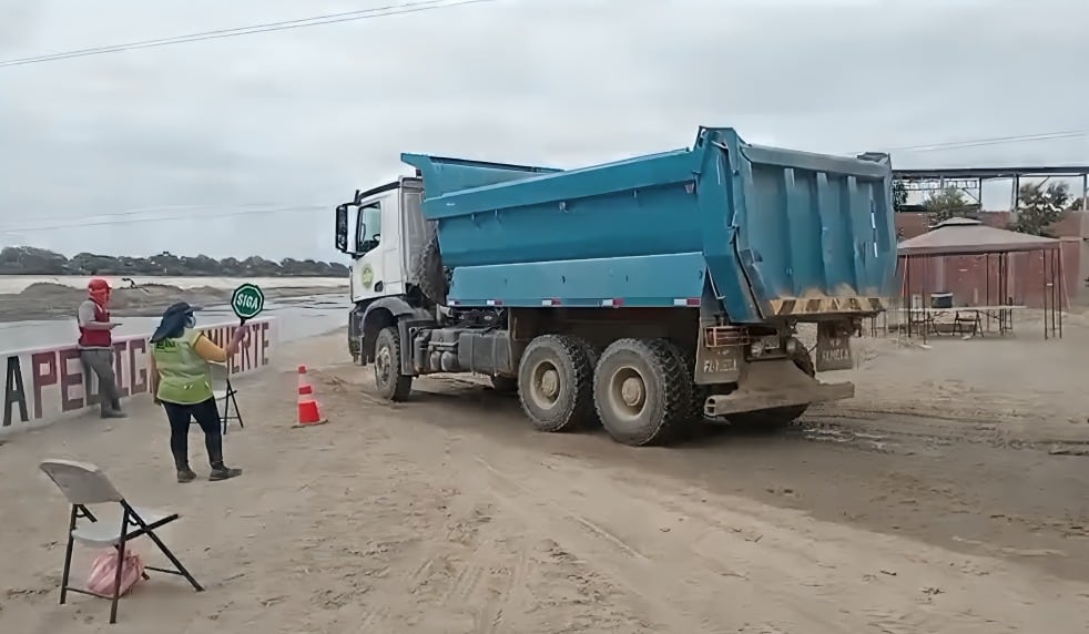 Venta ilegal de desmonte.