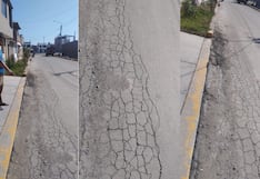 Chiclayo: obra vial presenta fisuras y hundimientos en distrito de La Victoria