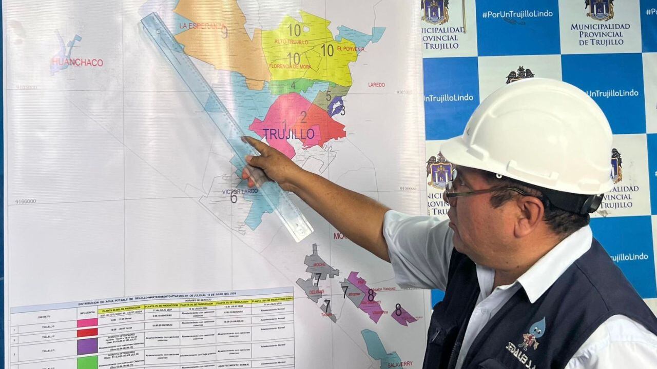 Planta de Chavimochic entrará en fase de mantenimiento. Del 1 al 10 de julio, la restricción será parcial.