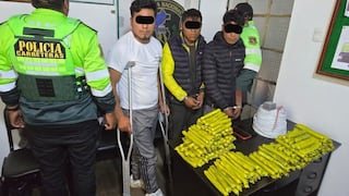 La Libertad: Policía interviene a tres hombres con más de 300 artefactos explosivos (VIDEO)