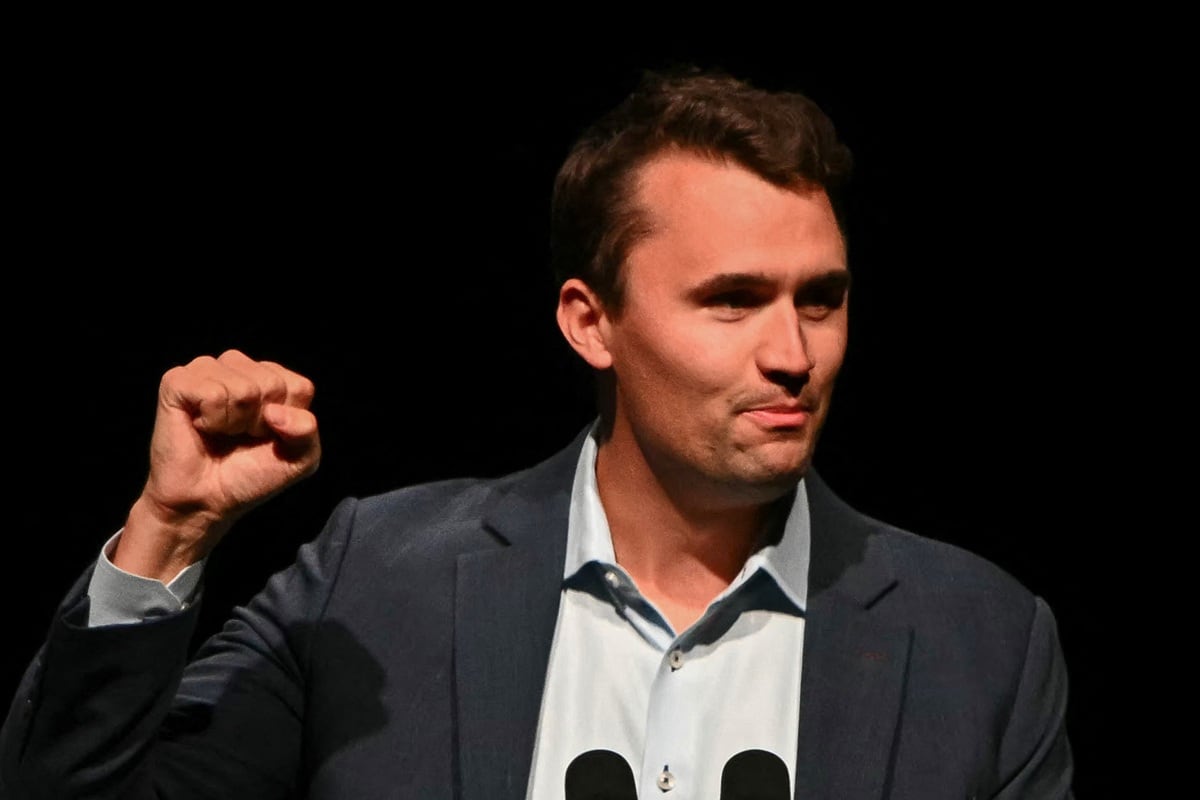Asesinan a activista político estadounidense Charlie Kirk. (Foto de Patrick T. Fallon / AFP)
