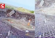 Talara: Colapsa techo de reservorio en construcción y deja ocho heridos