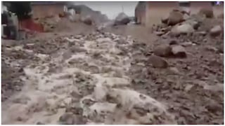 Chosica: huaico cayó sobre la zona de El Vallecito tras intensas lluvias de los últimos días (VIDEO)