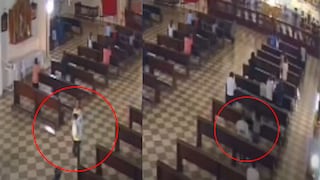 Ica: delincuente roba pertenencias de fieles durante misas en iglesia Jesús María