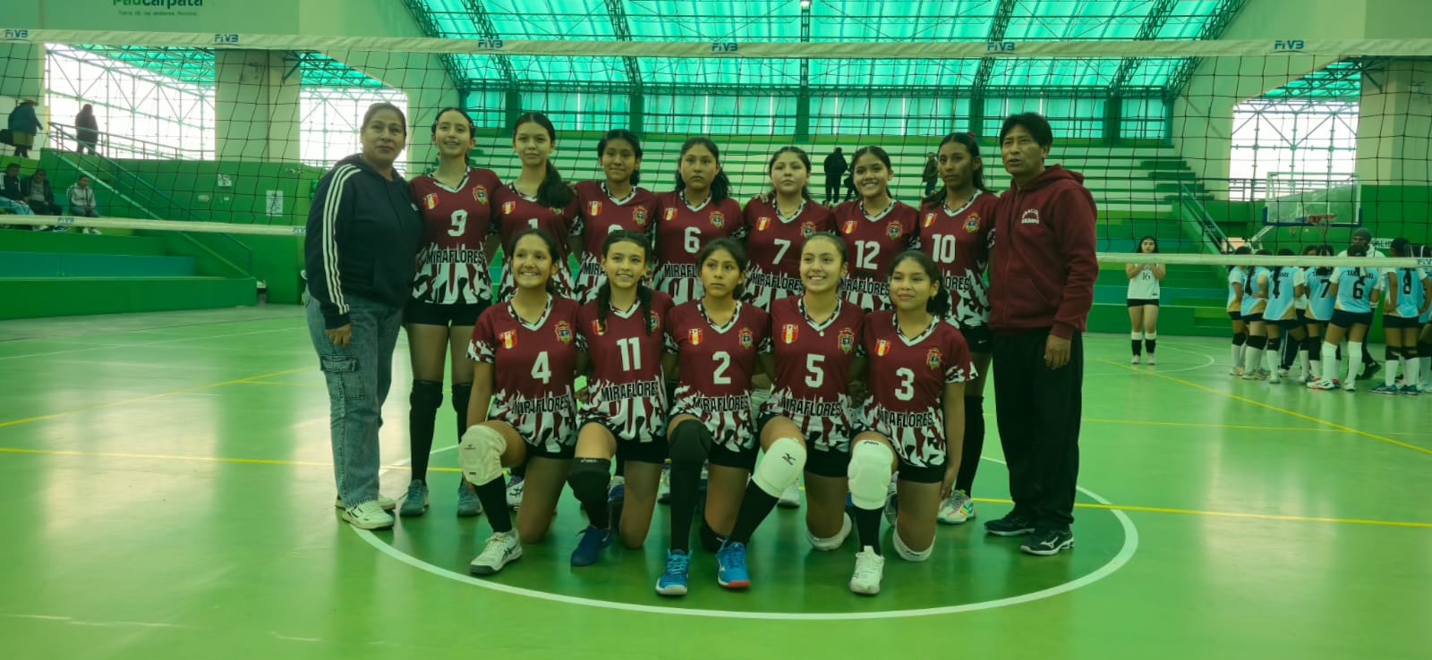 Miraflores en torneo interdistrital de vóley damas en Arequipa. Foto: GEC.