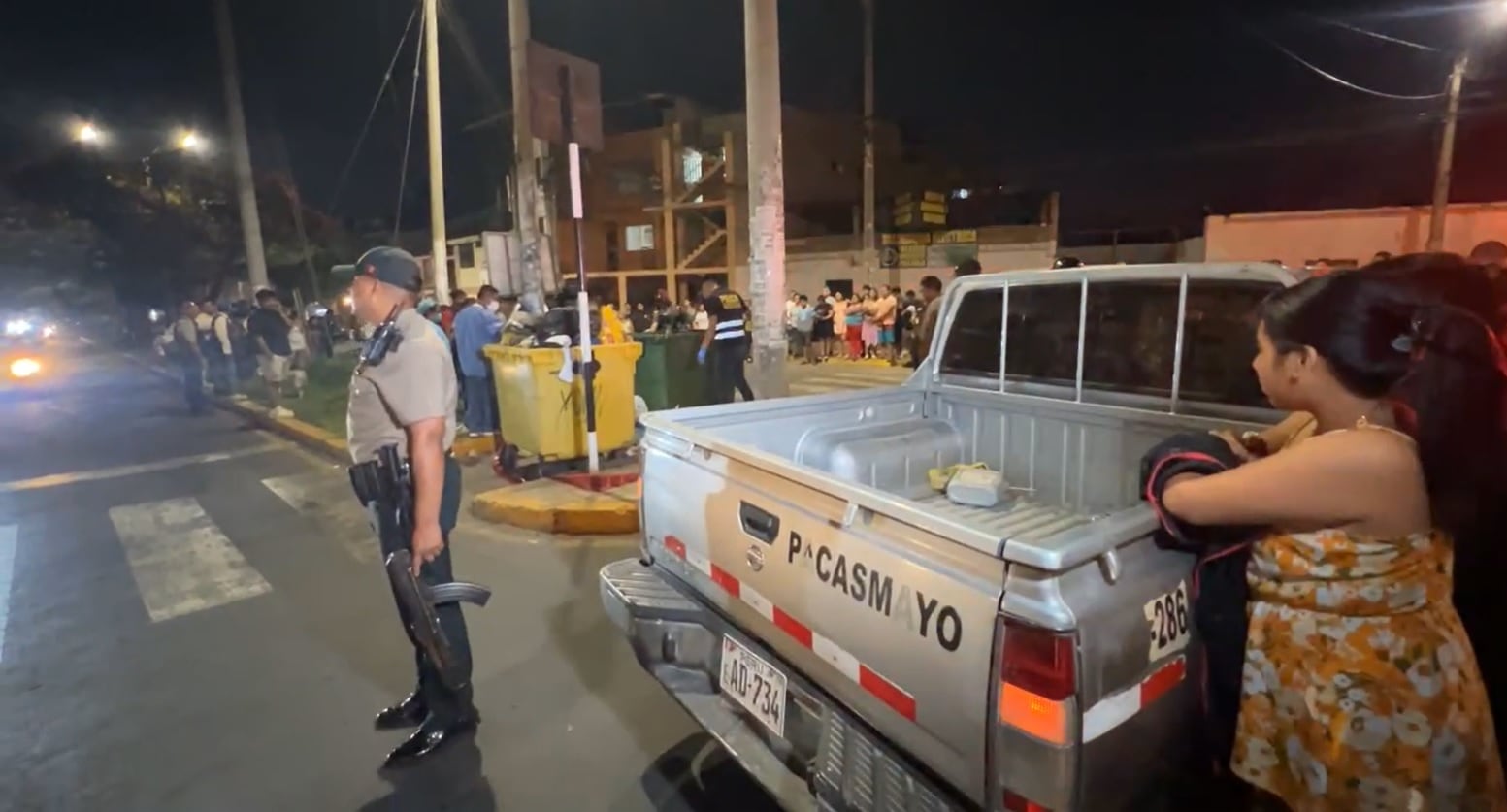 Reciclador encontró los cráneos cuando revisaba recipiente que se ubica en la intersección de las avenidas Gonzáles Prada con Santa Cruz.
