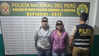 Trujillo: Capturan a dos presuntos integrantes de una facción de “Los Pulpos”